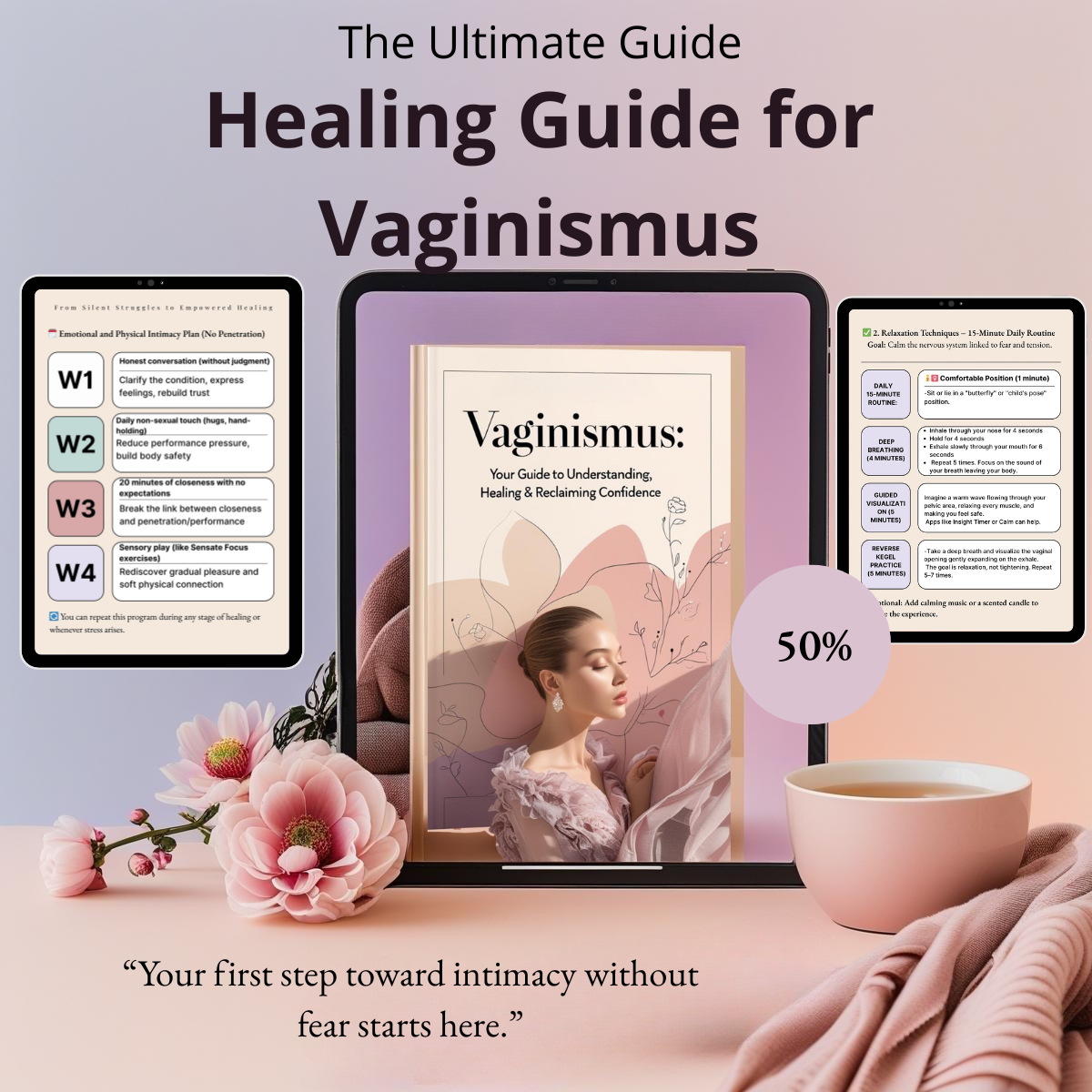 Healing Guide for Vaginismus – A Step-by-Step Roadmap to Intimacy Without Pain